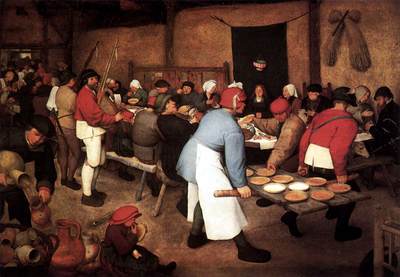 Pieter Bruegel: Rolnická svatba